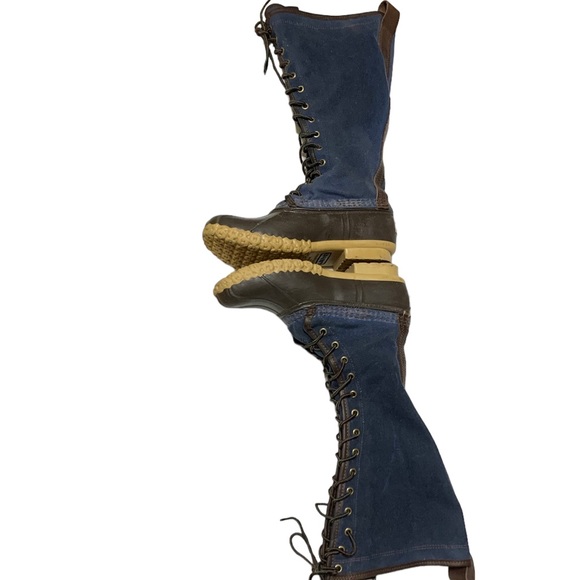 L.L. Bean tall waxed canvas Maine Hunting boots - Picture 7 of 11